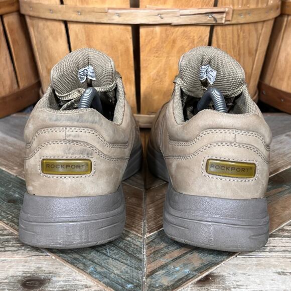 Rockport ProWalker Catalyst 2 Tan Nubuck Leather Comfort Walking Shoes Mens 9 - Picture 6 of 11
